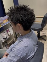 ハッシュタグネイビー 仙台駅前店(#NAVY) スパイキーショートフェザーショート波巻きツイスパ仙台美容室