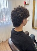 ハイライトで立体感アップ！外国人風パーマ