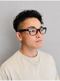 刈り上げショート×メンズカット｜アップバング