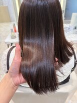 ケンジ 平塚 アネッタ(KENJE annetta)&nbsp;艶髪ハイライト／ビフォーアフター