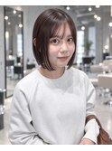 内巻きボブ