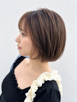 カスミ 霞(KASUMI) 夏感！インナーショーボブ。　20代/30代/夏/インナー/イルミナ