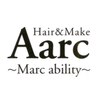 ヘアアンドメイク アーク(Hair & Make Aarc)のお店ロゴ