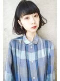 黒髪Aラインボブ