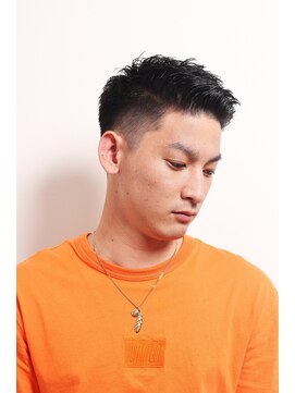 メリケンバーバーショップ フクオカ(MERICAN BARBERSHOP FUK) クラウドマッシュテクノセミウェットワイルドツーブロック72