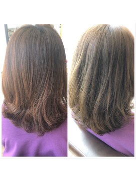 ランガリ ヘアアンドスパ(Rangali Hair&Spa) 艶髪カラーで春色ベージュ