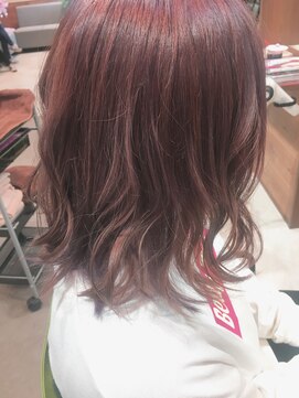 ヘア アンド ビューティ ビーズアモール 春日井神領店(Hair&Beauty B's amor) ピンクアッシュヘア