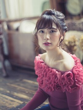 ヘアースペース ラ ルージュ(hair space LA ROUGE) 編みこみローポニー