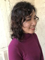 ペネロープ(Penelope)&nbsp;スパイラルパーマ/ミディアム　担当　夕島