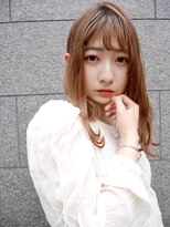 シュシュ(shushu)&nbsp;かわいい前髪×ラベンダーカラー　【有海一生】 髪質改善 カット