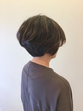 ピールアーク(peal ark) 30代40代♪小顔ショートボブ×ツヤ感MAXオレンジベージュツヤ感