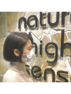 ナチュラルハイセンス 本店(natural high sense) 首元すっきりボブ☆ 似合わせカット/町屋駅