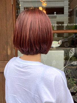 ケースプラスグリーン(CASE+GREEN) ◎チェリーピンクの白髪染め