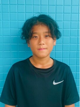 オンフリーク(on Fleek) 無造作センターパート