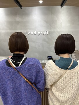 ロンドプロフィール 浦和(Lond profil) 【ワンランク上のボブ】切りっぱなしボブ【浦和】