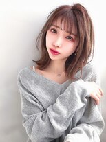 ロンドローズ 名古屋(Lond damaskRose)&nbsp;ダークアッシュ イヤリングカラー ヨシンモリ　韓国　ショート