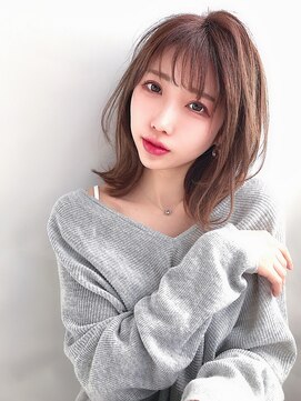 ロンドローズ 名古屋(Lond damaskRose) ダークアッシュ イヤリングカラー ヨシンモリ　韓国　ショート