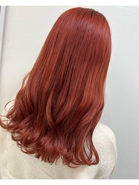 アールモンドヘア新世界 【北見】#アプリコットオレンジ#オレンジ#ヨシンモリ