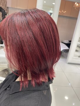 ケア バイ ノッシュ 天神大名(CARE by NOSH) 【Nosh】ボブ×レッド