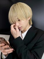 アルバム 新宿(ALBUM SHINJUKU)&nbsp;メンズブロンド_ハイライト波巻きアッシュブラック_ba441361