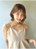 黒髪/ボブルフ/ネビージュ/小顔/ワンレン/新小岩