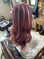 エルバッチャ 千代田町店 太田(Lbaccia)&nbsp;ダブルカラー*ビビットピンク*シールエクステ*ペールピンク