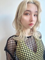 ホォレ 豊中店(fore)&nbsp;オリーブベージュショートミニボブグレージュブリーチレイヤー