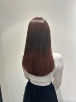 リュネッツ あざみ野店(lunettes)&nbsp;【バレイヤージュ】チェリーレッドカラー