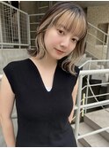 フェイスフレーミング/インナーカラー/ケアブリーチ/ベージュ