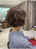 ショートボブパーマ