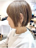 30代40代50代大人ナチュラルレイヤーショートボブ