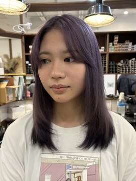 ルイ(ROUIS produced by LUCK 津田沼) ROUIS 津田沼 ラベンダー裾カラー