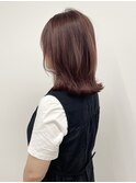 白髪ぼかしチェリーピンク 白髪率60%