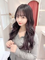 ランド 原宿表参道(LAND)&nbsp;ショコラアッシュ/ヘルシースタイル/ふんわりカール/前髪カット