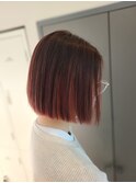 インナーカラー×チェリーレッド