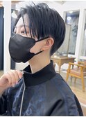 【SHARON 原宿】20代30代40代 ネイビーブルー ハンサムショート