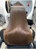 艶髪　ベージュ　グレージュ　ケラチントリートメント