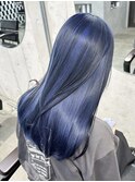 インナーカラーブルー