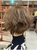 20代30代40代50代愛され丸みショートボブパーマ