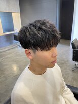 ニアウ 伊勢崎連取店(Niau)&nbsp;メンズマッシュツイストスパイラルパーマメンズパーマ