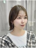 耳掛けしても可愛い♪ミニボブ