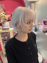 ボックスミコ(Box mico.)&nbsp;前髪/アンブレラカラー/こなれミディ/イメチェン/ウェーブパーマ