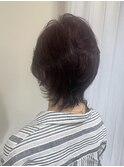 くびれヘア×ミディアム