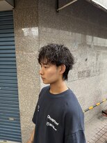 ソワン ドゥ ブレス 立花店(soin de brace)&nbsp;シャドウパーマ/波巻きツイストスパイラル/メンズパーマ/尼崎