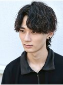 【サーフカールパーマ】波巻きツイストスパイラルセンターパート