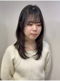 イメチェン30cmカット＊ミディアムレイヤー【カミケン黒岩店】