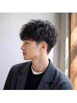 スープレックス ヘアーデザイン(SOUPREX HAIR DESIGN) 大人メンズツーブロックニュアンスパーマ 20代 30代 40代 50代