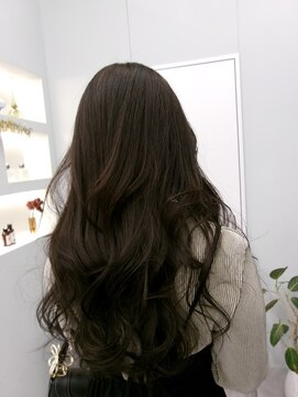 オリーブグレージュ/透明感カラー/レイヤー