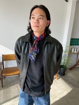 スワッグ(swag)&nbsp;ツイストスパイラルセンターパートメンズカット髪型メンズ