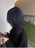 ハッシュカット×ブルージュカラー